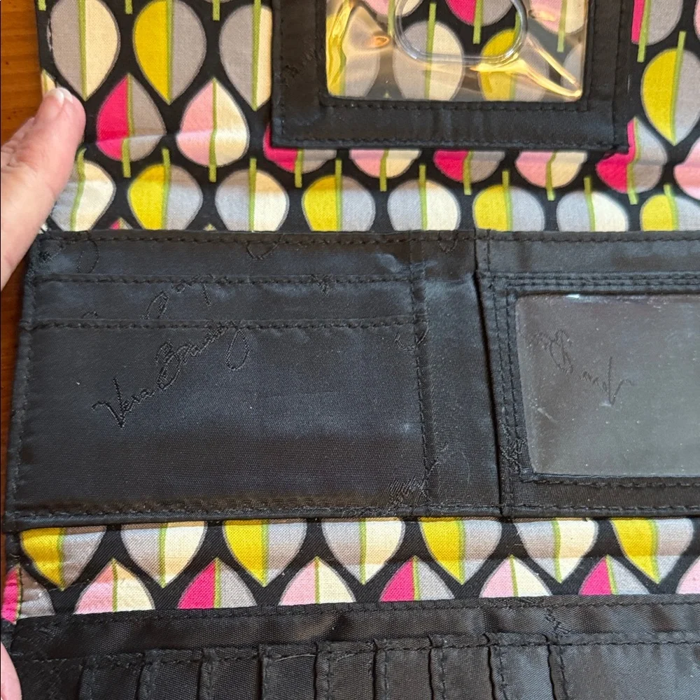 Vera Bradley Black Quilted Clutch